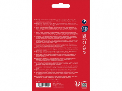 Carioca Faber-Castell 24 culori, superlavabile, ediția 2021 [1]