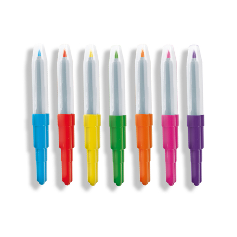 Carioci colorate pentru copii cu aerograf pentru desenat pe haine, 7 culori/set [1]