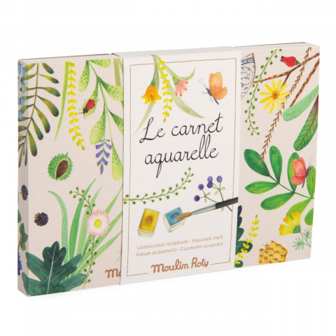 Jocuri si Jucarii Educative - Carnet cu coli pentru pictura, Moulin Roty