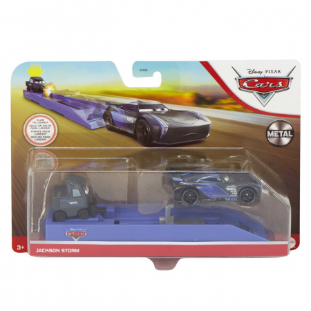 Masinute, Motociclete, Elicoptere, Avioane & Trenulete - Cars lansator masina jackson storm