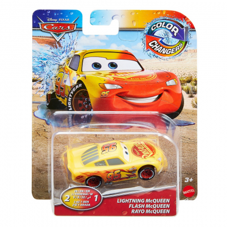 Masinute, Motociclete, Elicoptere, Avioane & Trenulete - Cars Mașinuța Fulger McQueen cu Culori Schimbătoare