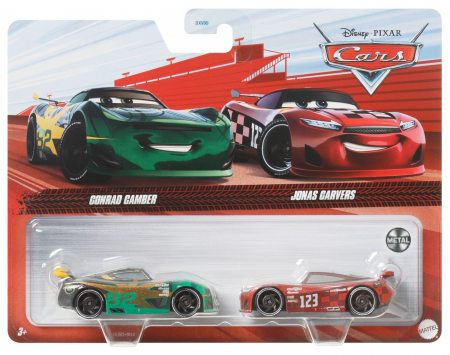 Masinute, Motociclete, Elicoptere, Avioane & Trenulete - Cars3 Set 2 Mașinuțe Metalice Conrad Camber și Jonas Carvers 