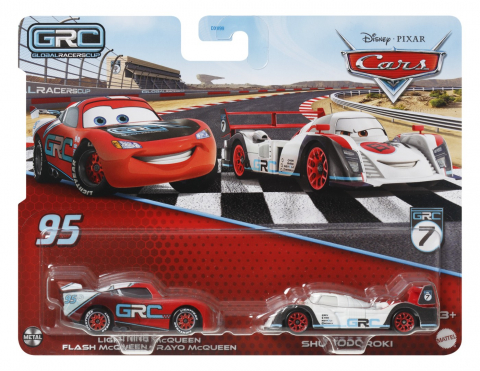 Jocuri si articole copii - CARS3 SET 2 MASINUTE METALICE FULGER MCQUEEN SI SHU TODOROKI