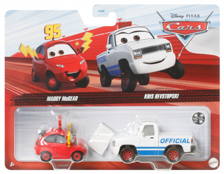 Masinute, Motociclete, Elicoptere, Avioane & Trenulete - Cars3 Set 2 Mașinuțe Metalice Maddy Mcgear și Kris Stopski