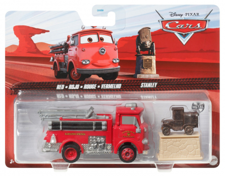 Masinute, Motociclete, Elicoptere, Avioane & Trenulete - Cars3 set 2 masinute metalice red si stanley