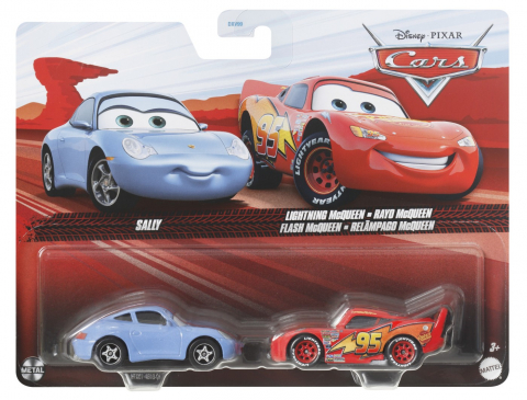 Jocuri si articole copii - CARS3 SET 2 MASINUTE METALICE SALLY SI FULGER MCQUEEN