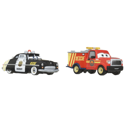 CARS3 SET 2 MASINUTE METALICE SHERIFF SI ADAM ROADRIGUEZ [2]