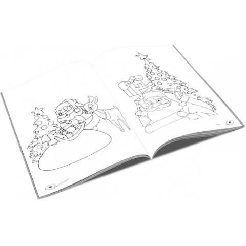 Carte de colorat B5 Mos Craciun, 16 pagini, 2 ani+ [1]