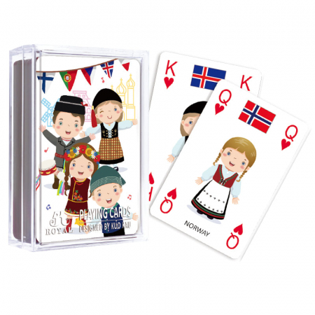 Carti de joc royal din plastic educative 3in1 invata despre tarile europei [3]