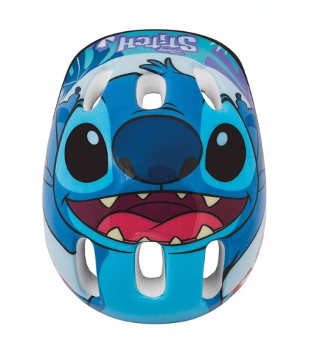 Sport & Activitati in aer liber - Casca de protectie pentru copii, imprimeu Stitch, multicolor, 52-56 cm