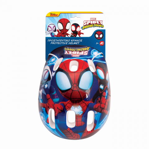 Sport & Activitati in aer liber - Casca de protectie pentru copii Spidey si Prietenii Uimitori,+3 ani