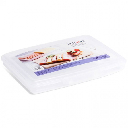 Articole Bucatarie - Caserola cu 2 compartimente pentru sunca si cascaval,plastic,23x16x3.3 cm