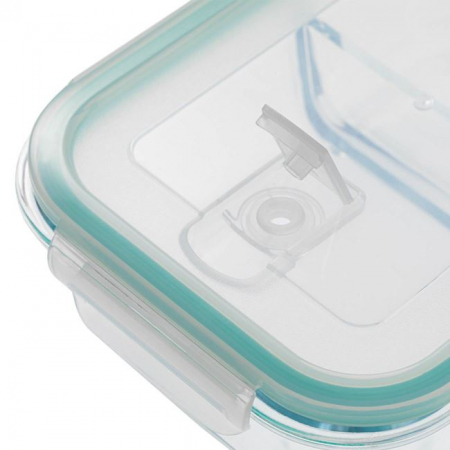 Caserola cu capac din sticla pentru alimente,2 compartimente,1000 ml [3]