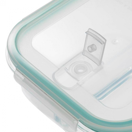 Caserola cu capac din sticla pentru alimente,2 compartimente,1100 ml [3]