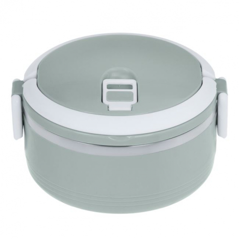 Articole pentru depozitare & organizare - Caserola izoterma cu capac pentru alimente,gri,500 ml