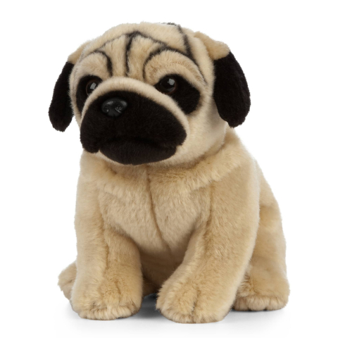 Jucarii - Cățeluș de pluș Pug 20 cm – Living Nature