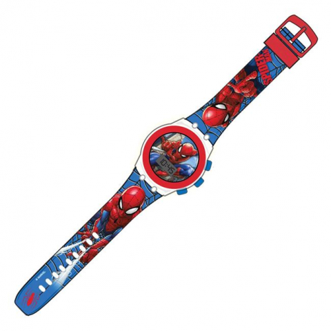 Idei de Cadouri Adulti si Copii - Ceas de mana digital pentru baieti Glowing 3D Spiderman