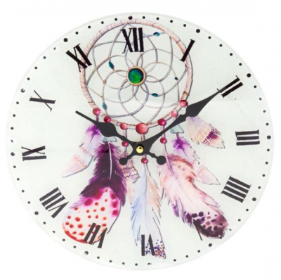 Decoratiuni - Ceas decorativ cu model Dreamcatcher AMA