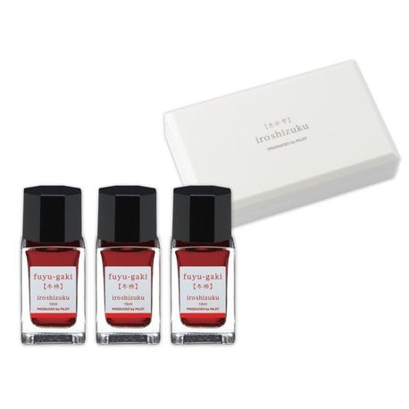Papetarie & Birotica - Cerneala Iroshizuku Portocaliu Fuyu Gaki 15 ml 3 bucati/set