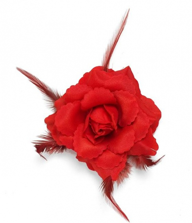 Clama cu elastic pentru par-Trandafir [1]