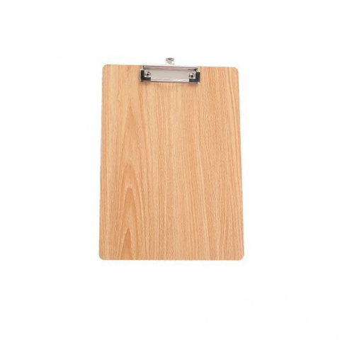 Papetarie & Birotica - Clipboard A5 din lemn, cu clip metalic, 21x15 cm