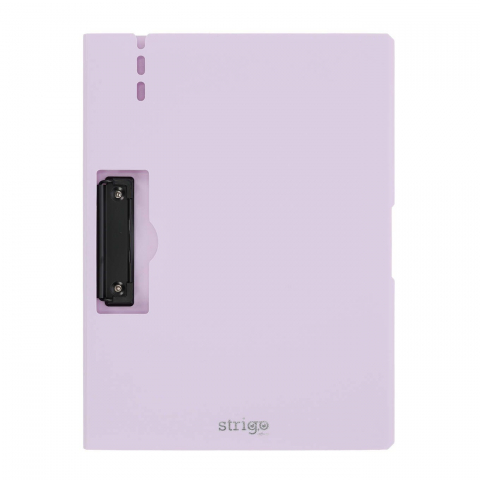 Papetarie & Birotica - Clipboard Strigo Vertical A4 cu Clip Metalic și Suport Stilou, Mov