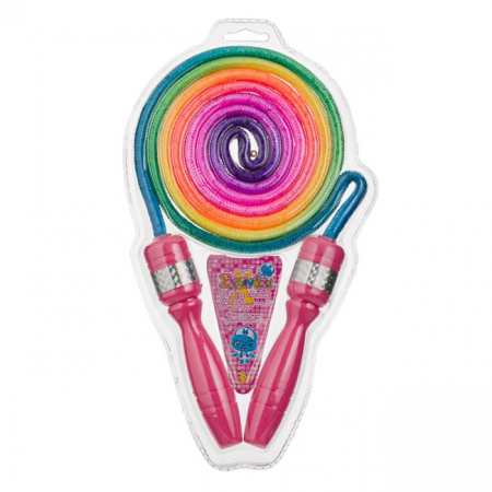 Coardă de Sărit cu Mânere din Plastic, Rainbow [1]