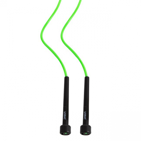 Coardă de sarit - Coardă de Sărit cu Mânere din Plastic, Verde, 2.75 Metri