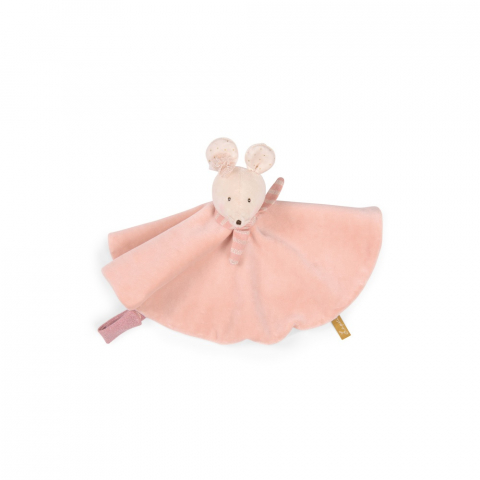 Jucarii de sortat si motricitate - Comforter jucarie bebe senzoriala Soricica, Moulin Roty