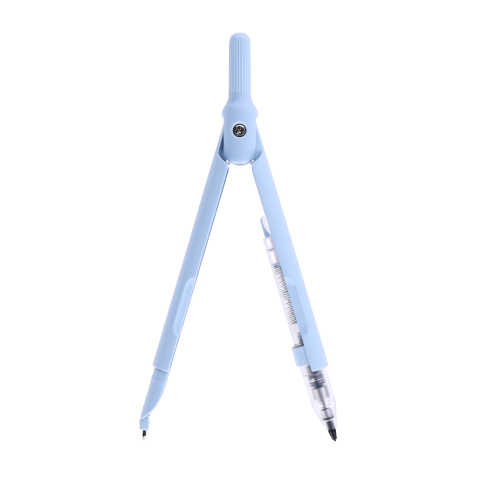 Compac metalic mecanic cu capac de protectie,reincarcabil cu mina 0.5 mm, blue [1]