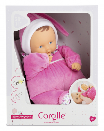 Papusi & accesorii - Corolle Mdc Bebelus Babipuce Roz 28Cm
