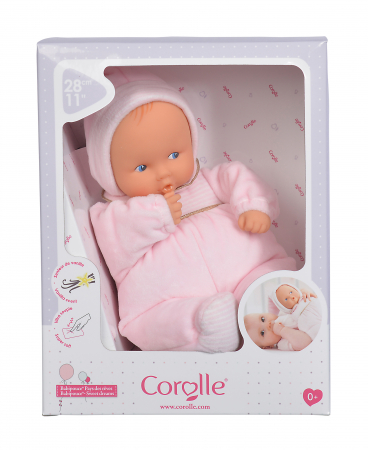Papusi & accesorii - Corolle Mdc Bebelus Babipuce Sweet Dreams Roz Pal 28Cm
