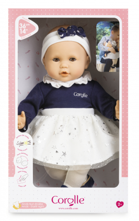 Papusi & accesorii - Corolle Mgp Bebelus Anais Starlit Night 36Cm