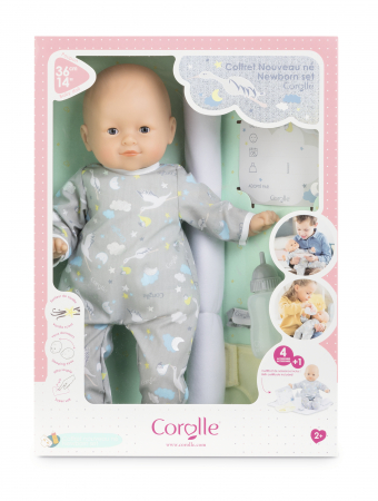 Papusi & accesorii - Corolle Mgp Bebelus Set New Born 36Cm