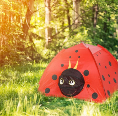 Cort pliabil pentru copii, Roz, Design Gargarita [2]