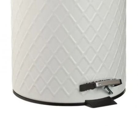 Set 2 accesorii pentru baie format din cos de gunoi si perie Wc cu suport [3]
