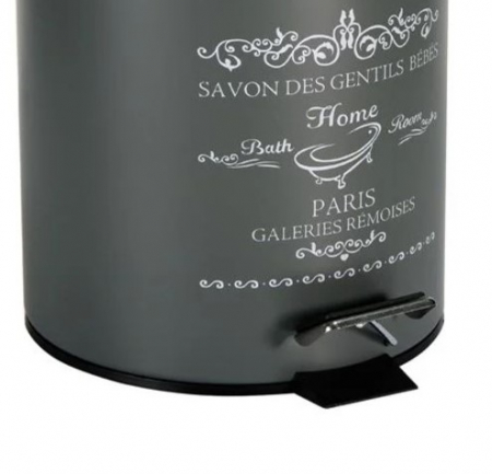 Set 2 accesorii pentru baie format din perie Wc cu suport si cos de gunoi  [2]