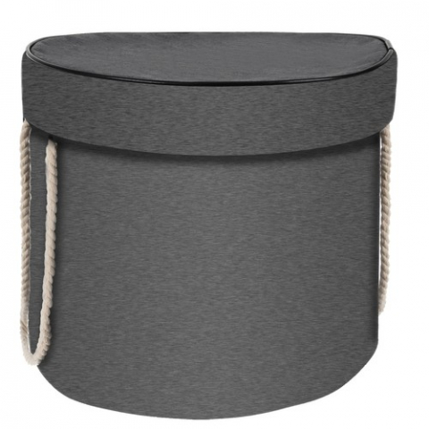 Cos organizator 2 in 1 pentru jucarii cu covoras cu diametru de 135 cm, 31x27 cm [4]