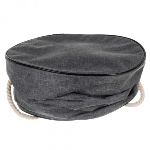 Cos organizator 2 in 1 pentru jucarii cu covoras cu diametru de 135 cm, 31x27 cm [7]