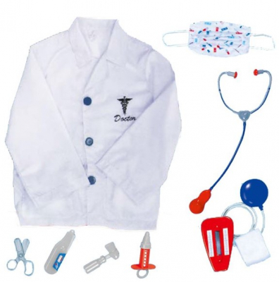 Costume copii - Costum de doctor pentru copii și accesorii, 3-6 ani