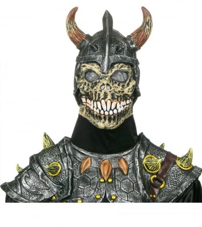 Costum Razboinic cu cap craniu si coarne [1]