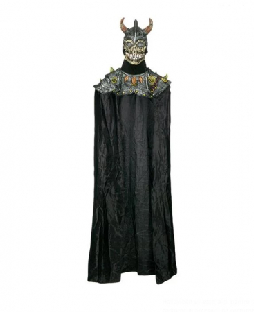 Articole Halloween - Costum Razboinic cu cap craniu si coarne