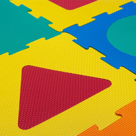 Covor de Joacă Tip Puzzle "Forme Geometrice", 9 Piese [2]