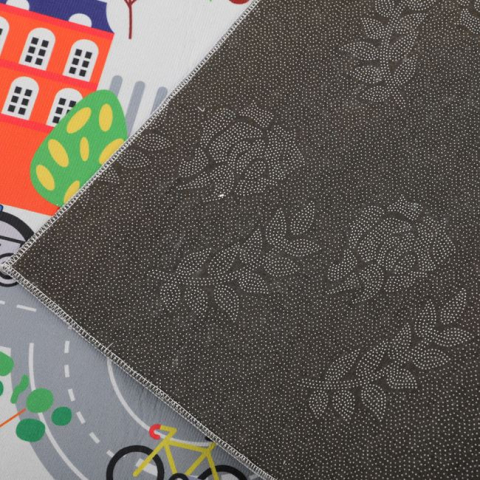 Covor dreptunghiular pentru copii model cu trasee,gri,150x100 cm [2]