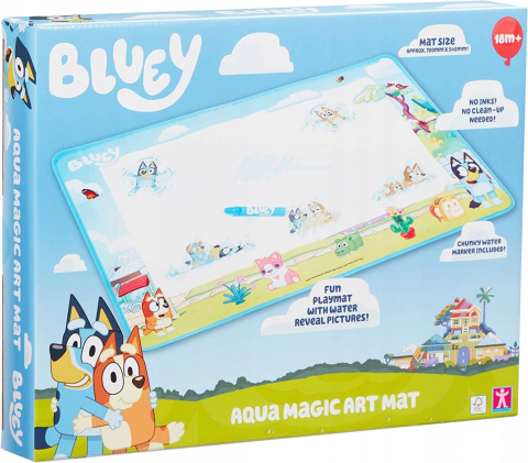 Figurine cu eroi si personaje - COVORAS PENTRU DESEN AQUAMAGIC ART BLUEY