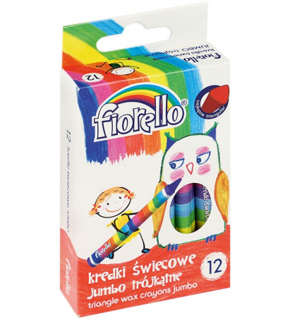 Creioane colorate - Creioane cerate triunghiulare