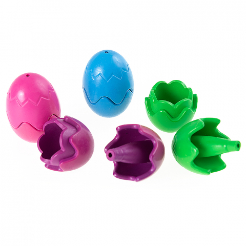 Creioane cerate Strigo, EGGS, 4 culori SSC045 [1]