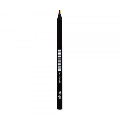Creioane colorate - Creioane colorate Strigo multicolor, corp negru