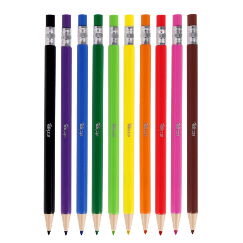 Creioane colorate - Creioane mecanice colorate cu mina 2.6 mm,10 bucati/set