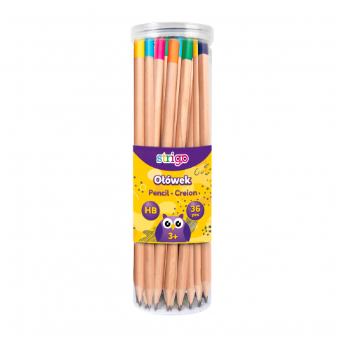 Creion Strigo HB cu terminație multicoloră [1]